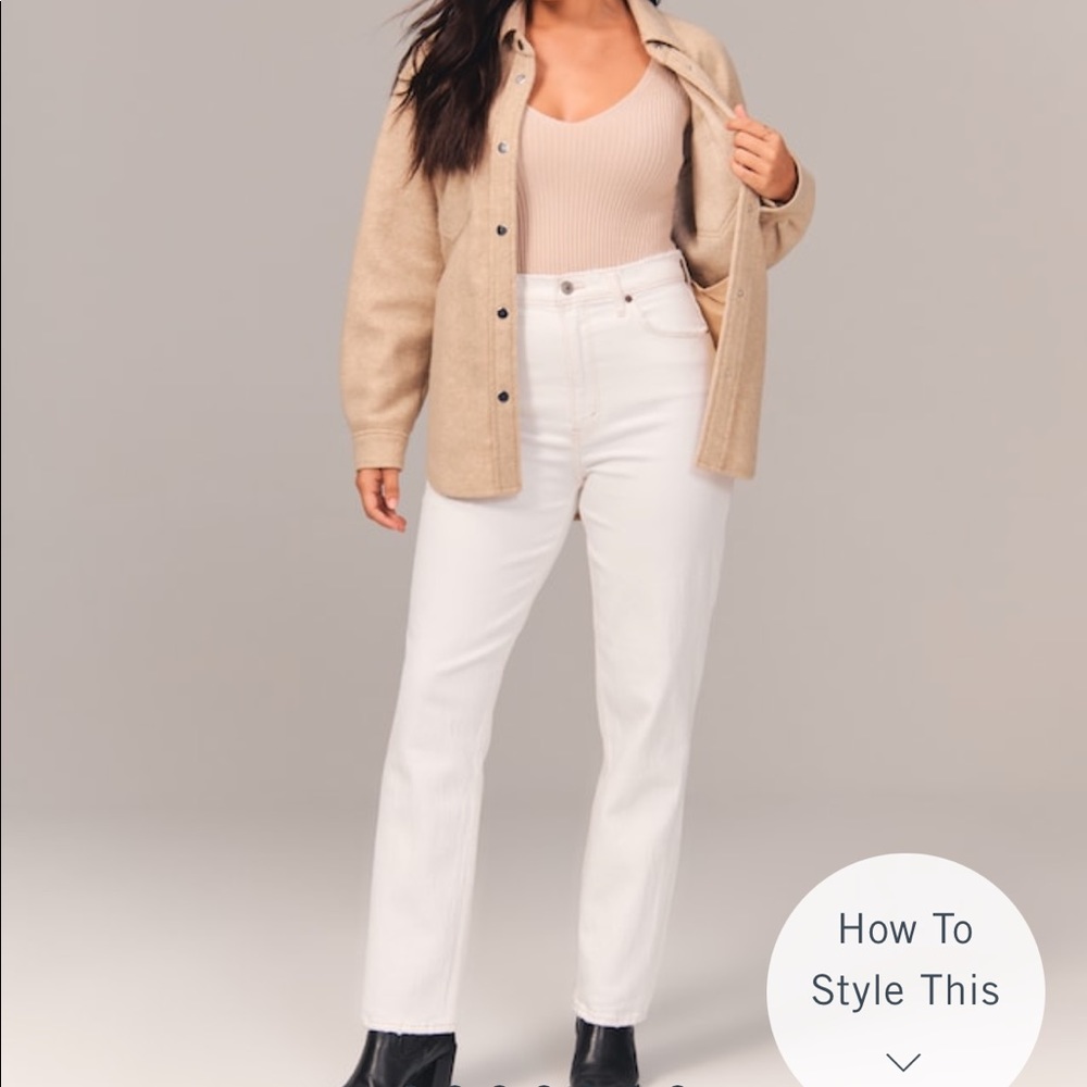4s Abercrombie Curve Love 90s Straight Jean